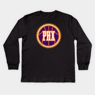 Phoenix Suns Dark Kids Long Sleeve T-Shirt